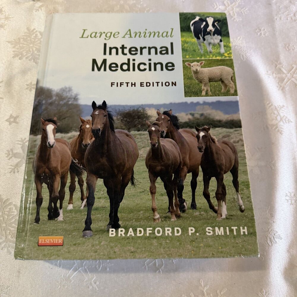 Large Animal Internal Medicine Fifth Edition 2015 Bradford P Smith HC Excellent